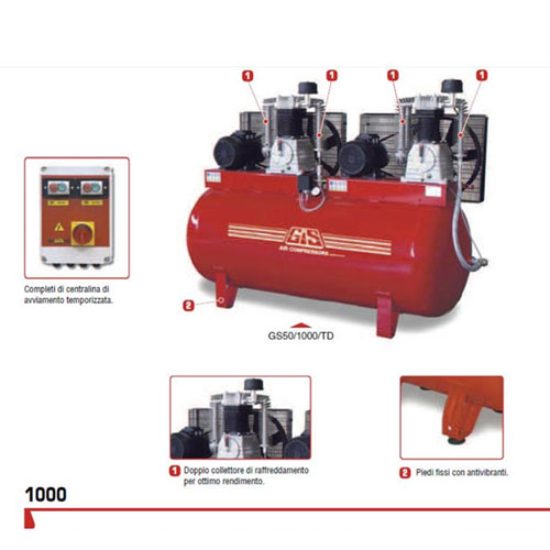 GIS Belt-Driven Air Compressor